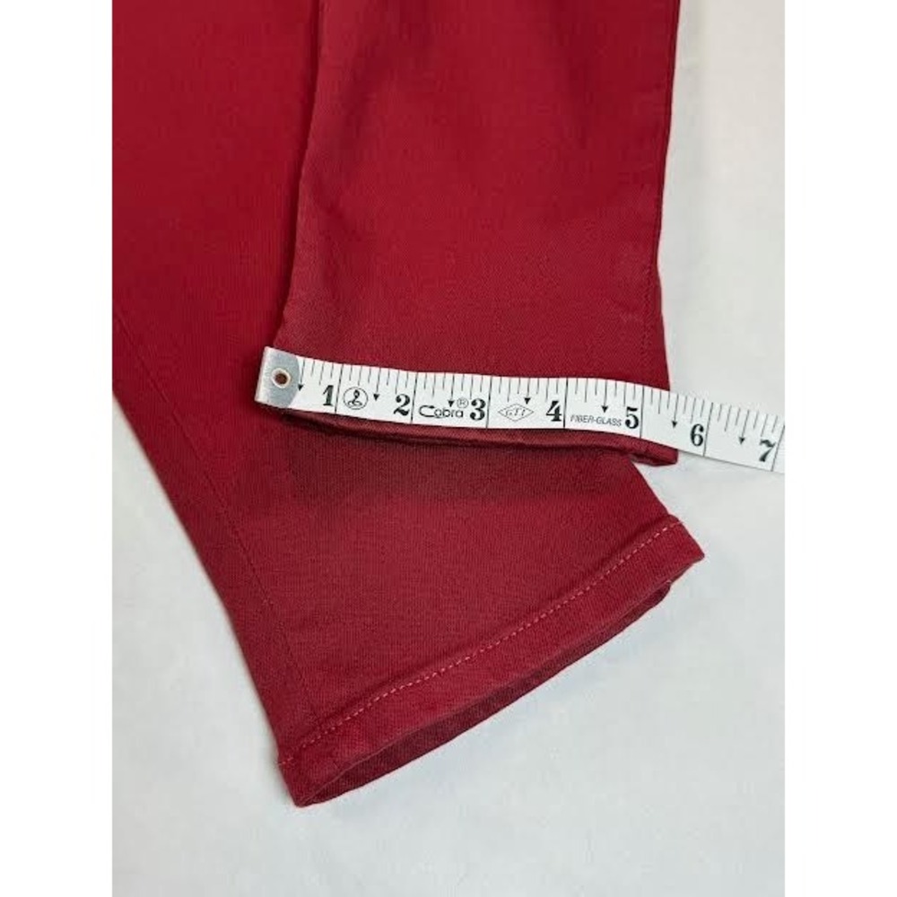 MAC Rich Jeans Womens 28x31 Red Straight Fit Slim Leg Stretch Casual NWT - Picture 7 of 11